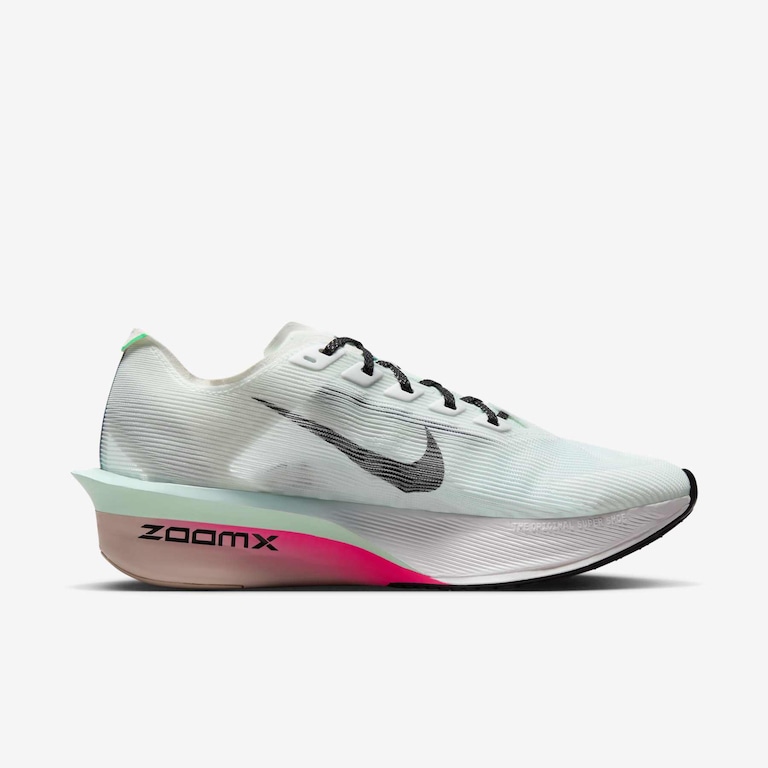 Tênis Nike Zoomx Vaporfly 4 Feminino - Branco | Rosa