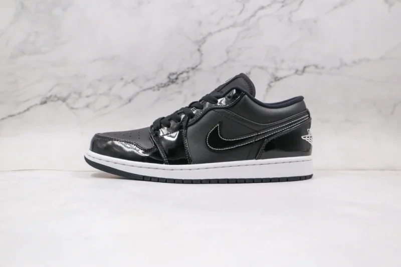 Tênis Air Jordan 1 Low ASW - Black Patent
