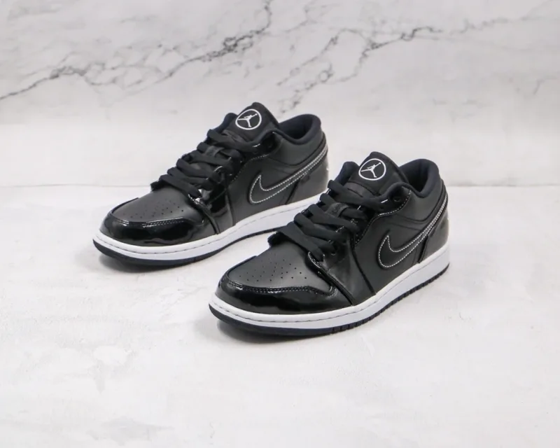 Tênis Air Jordan 1 Low ASW - Black Patent