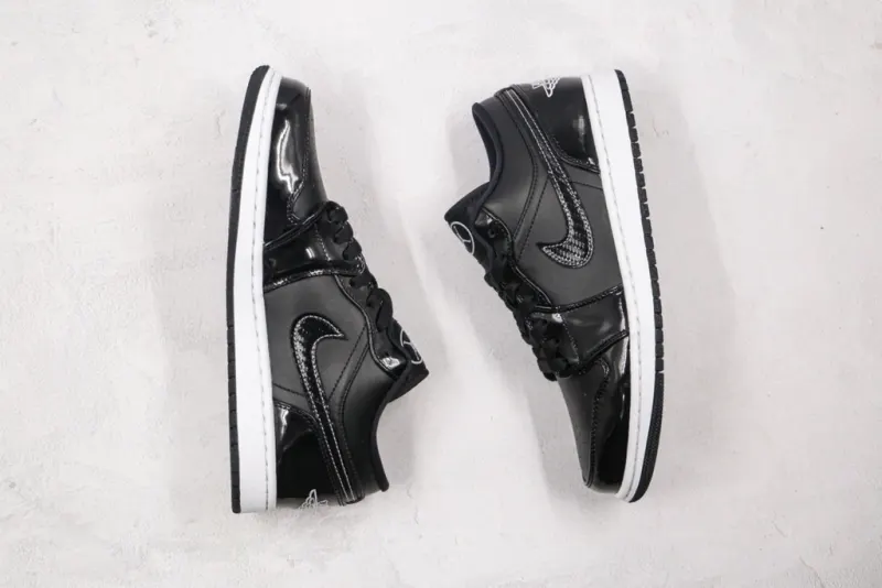 Tênis Air Jordan 1 Low ASW - Black Patent