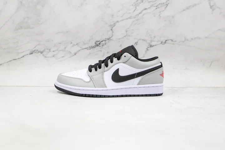 Tênis Air Jordan 1 Low - Grey White