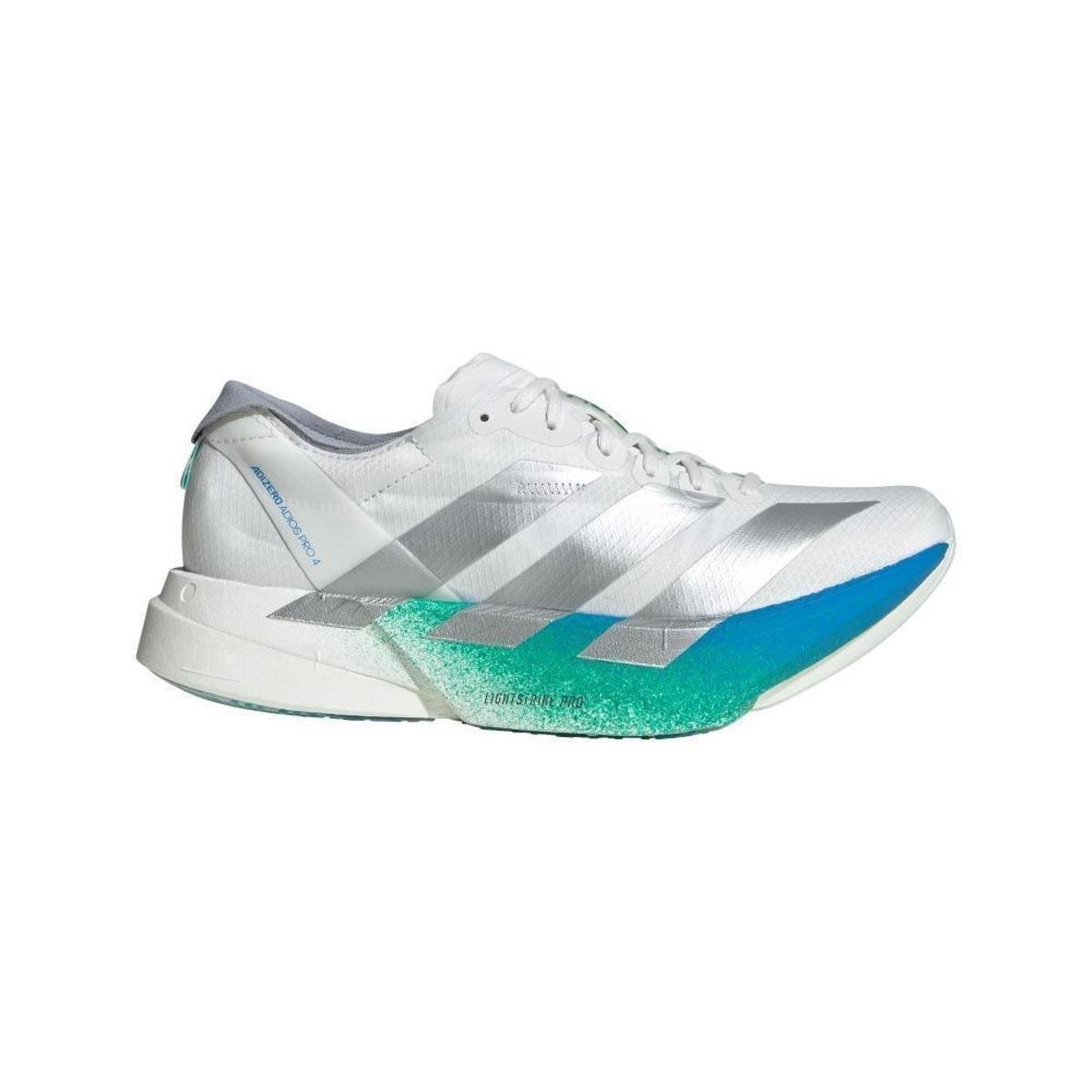 Tênis Adidas Adizero Adios Pro 4 Feminino - Branco | Azul Piscina