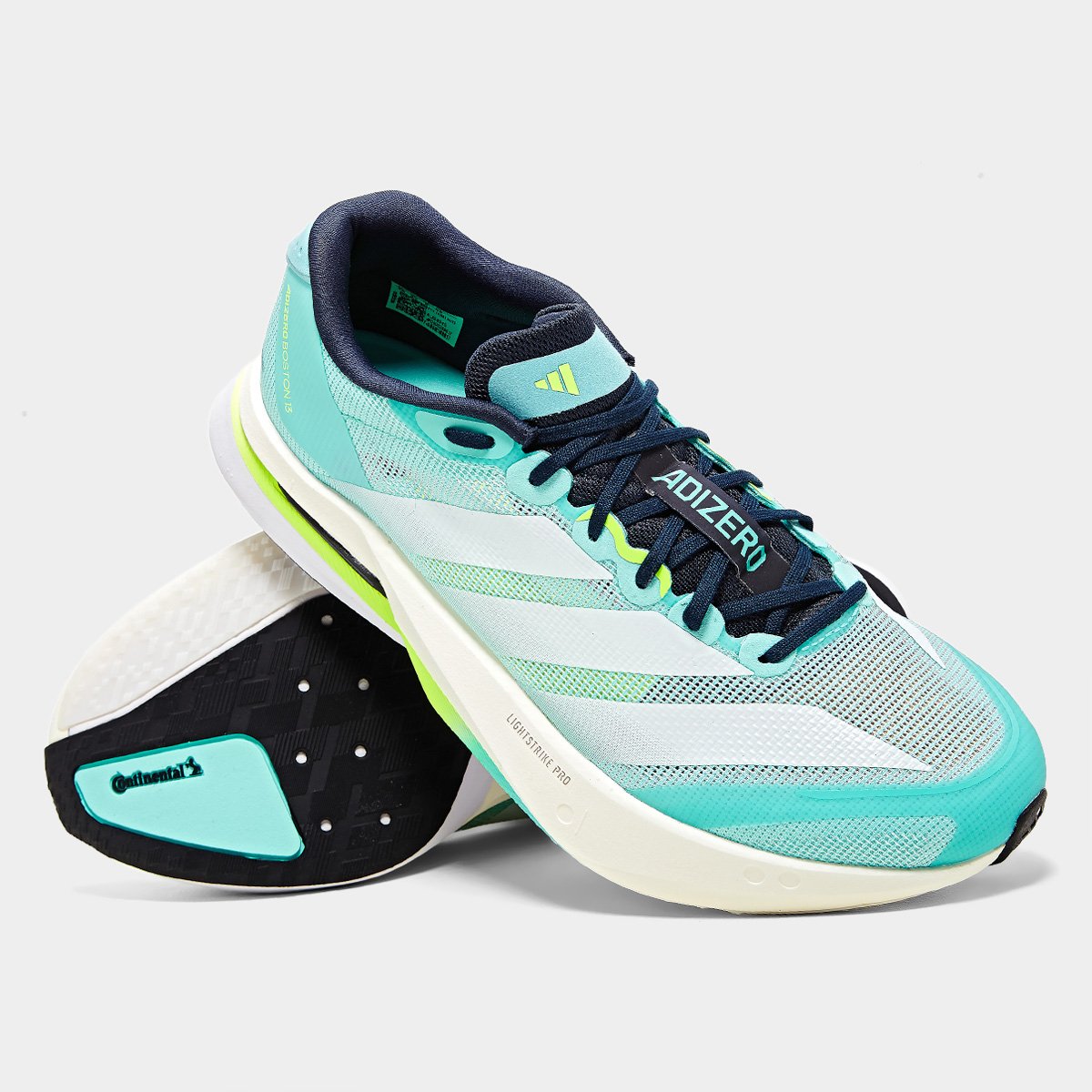 Tênis Adidas Adizero Boston 13 Masculino - Azul Turquesa