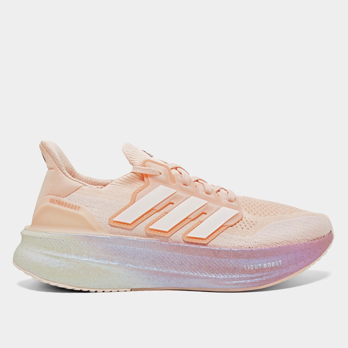 Tênis Adidas Ultraboost 5 Feminino - Bege | Laranja