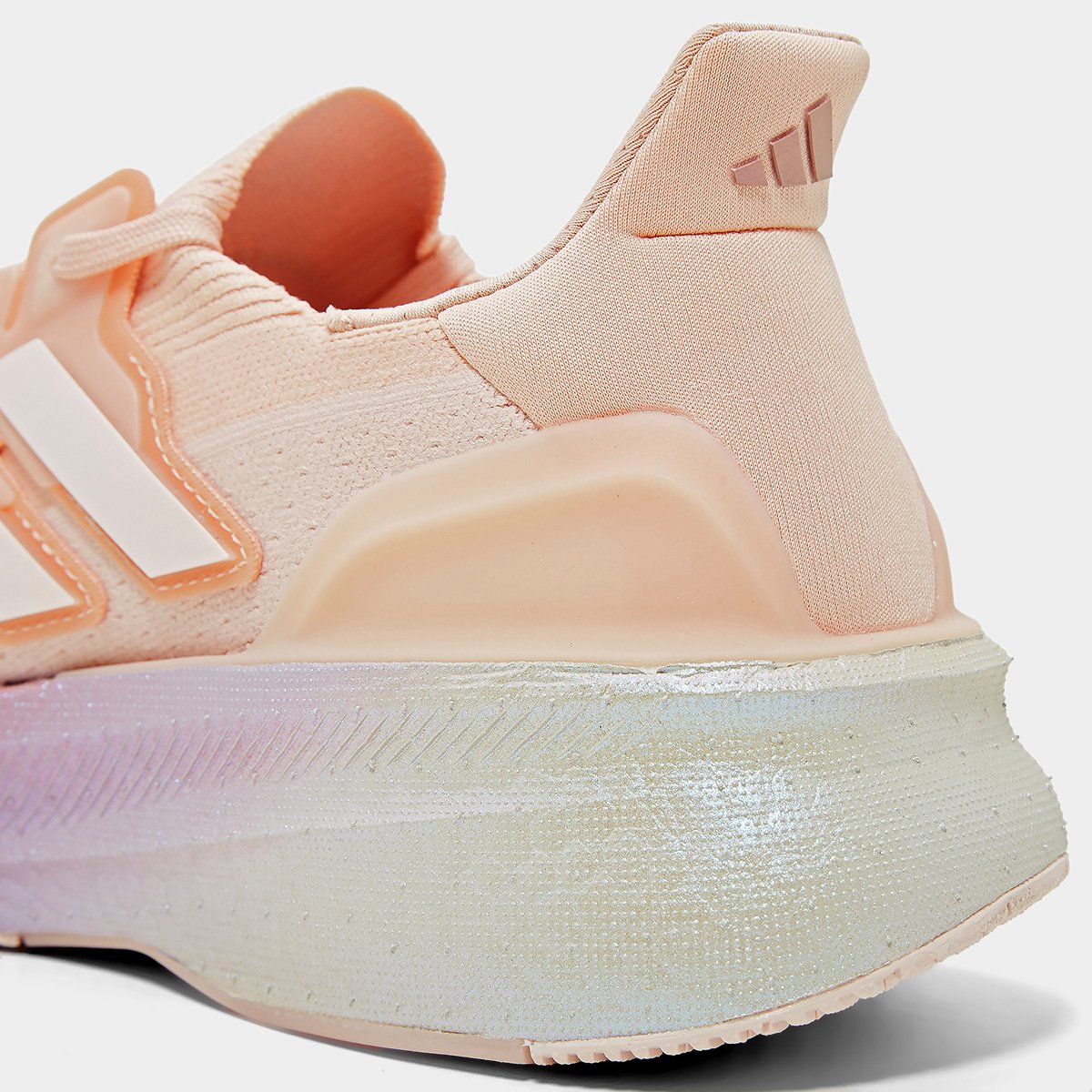 Tênis Adidas Ultraboost 5 Feminino - Bege | Laranja