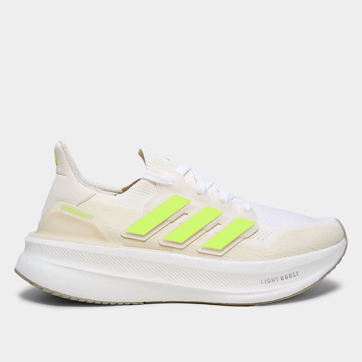 Tênis Adidas Ultraboost 5 Feminino - Branco | Verde