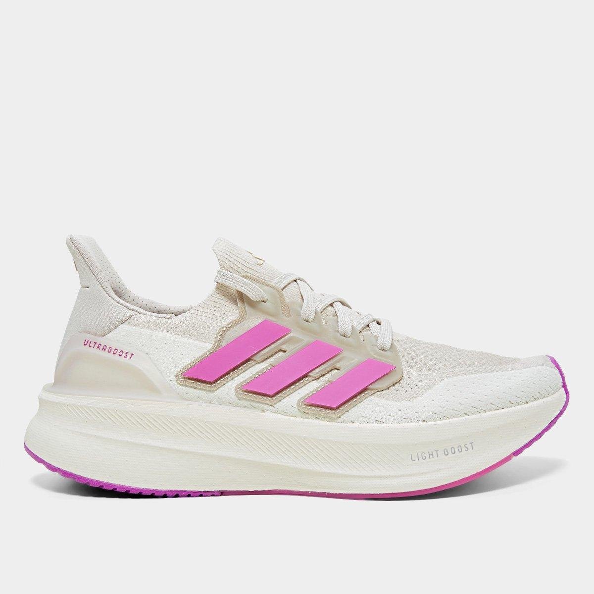 Tênis Adidas Ultraboost 5 Feminino - Cinza | Rosa