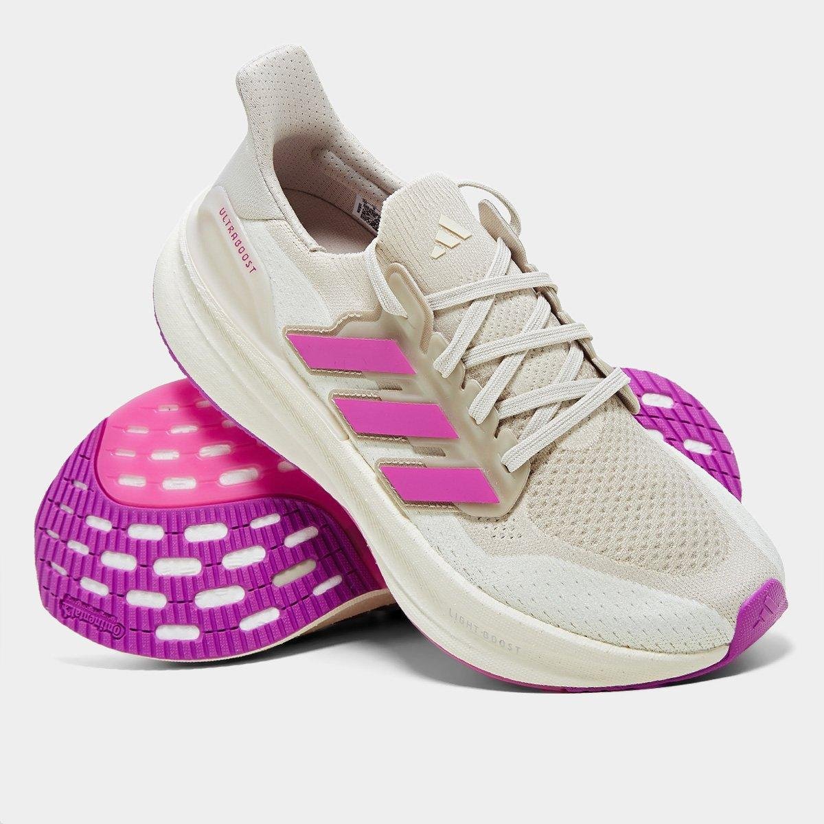 Tênis Adidas Ultraboost 5 Feminino - Cinza | Rosa