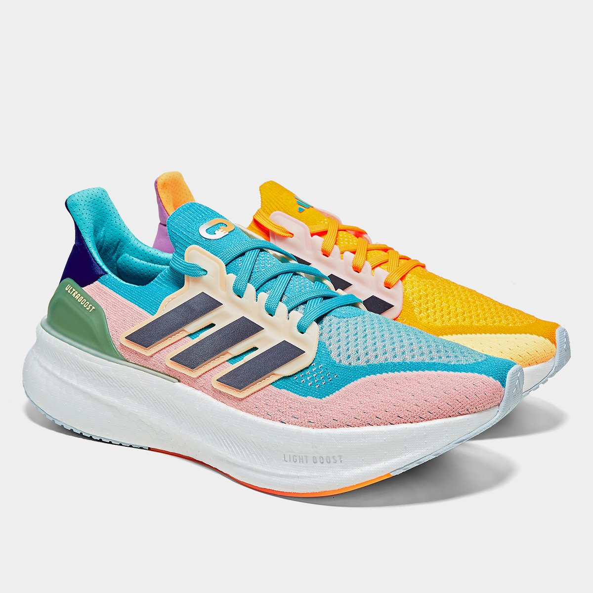 Tênis Adidas Ultraboost 5 Feminino - Laranja | Azul