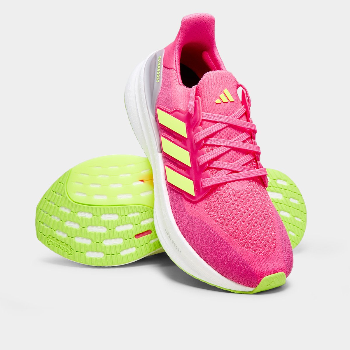 Tênis Adidas Ultraboost 5 Feminino - Rosa | Amarelo