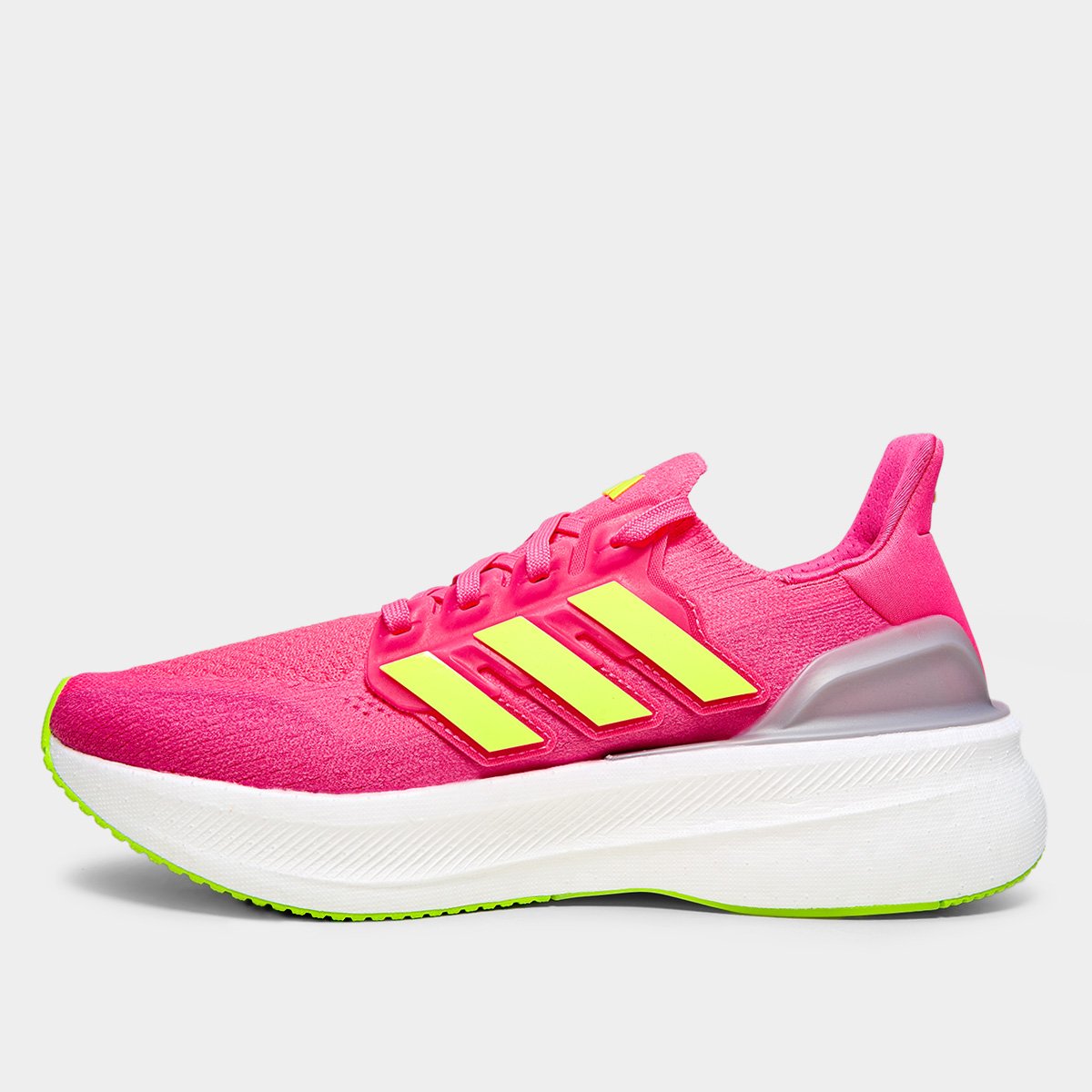 Tênis Adidas Ultraboost 5 Feminino - Rosa | Amarelo
