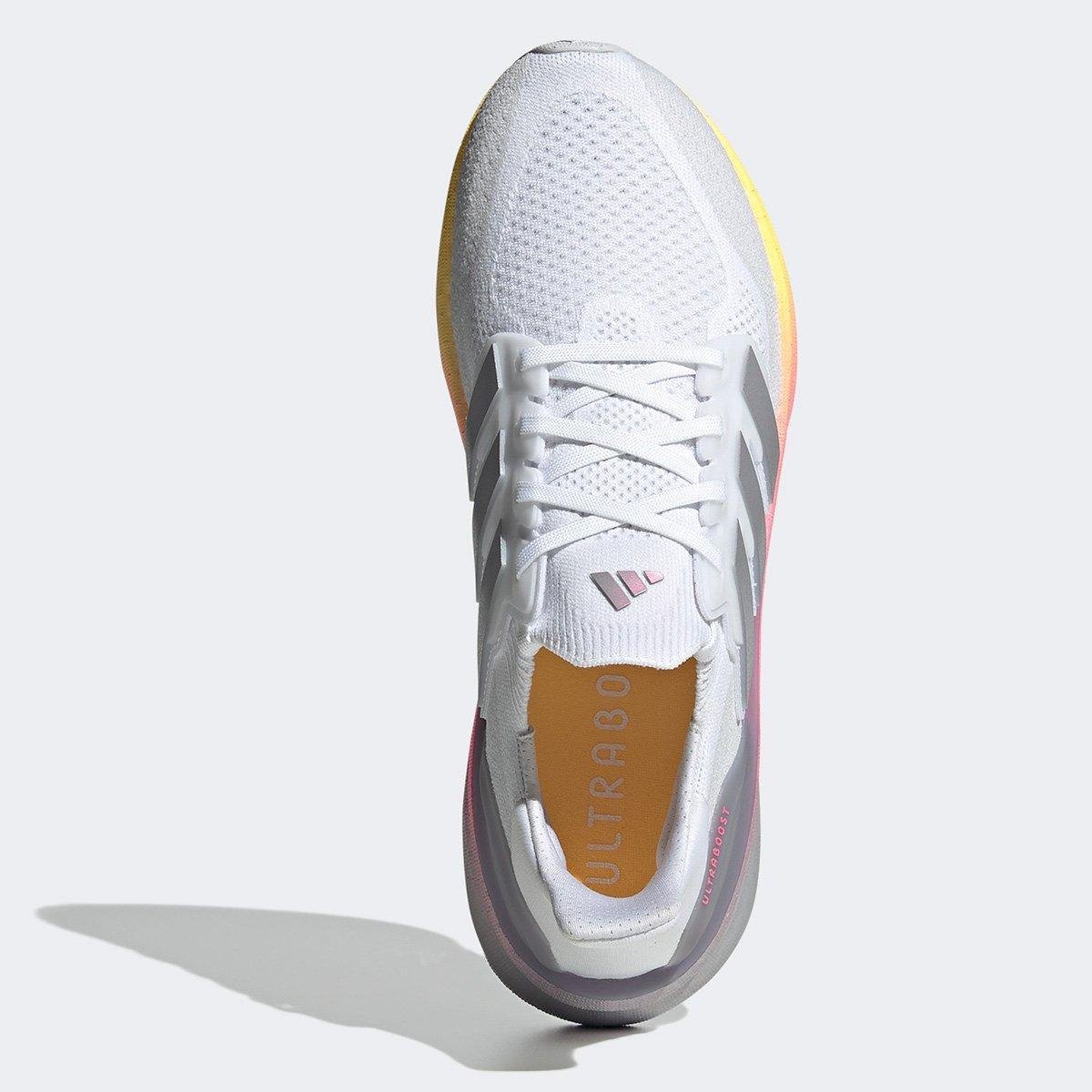 Tênis Adidas Ultraboost 5 Masculino - Branco | Rosa