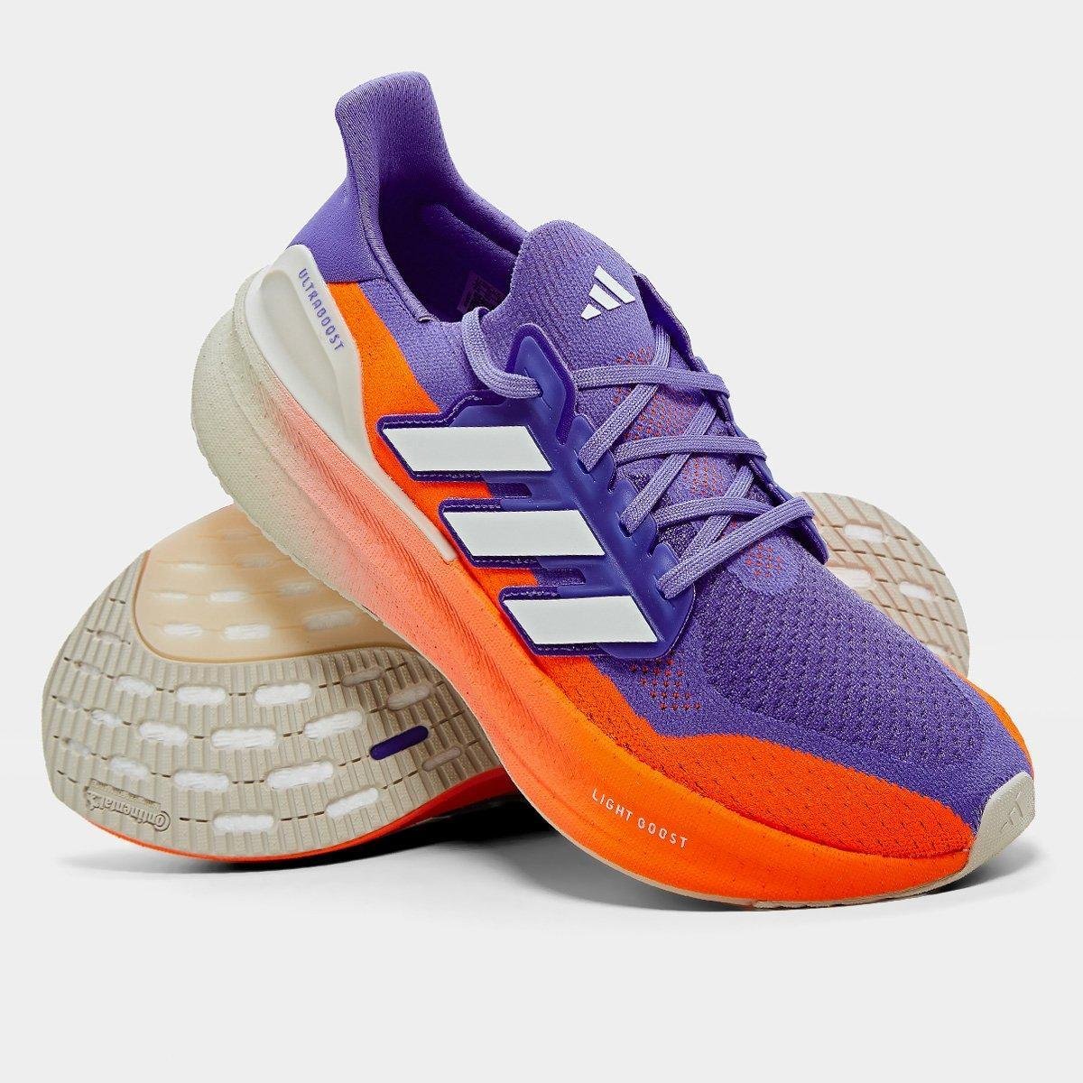 Tênis Adidas Ultraboost 5 Masculino - Laranja | Roxo