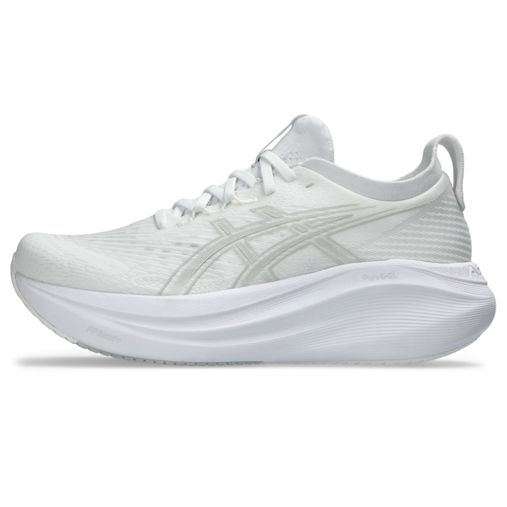 Tênis Asics Gel-nimbus 27 Feminino - Branco | Cinza
