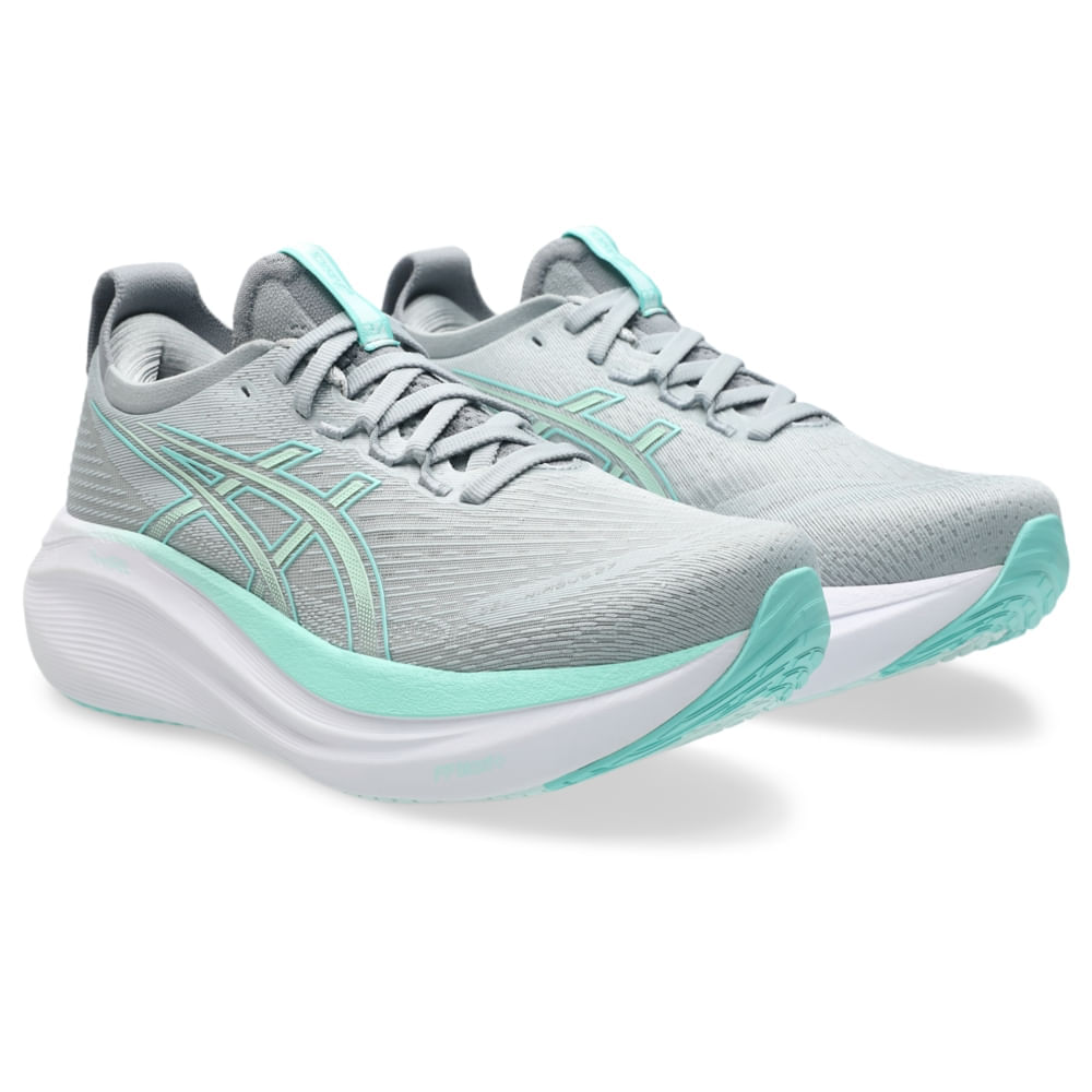 Tênis Asics Gel-nimbus 27 Feminino - Cinza | Azul
