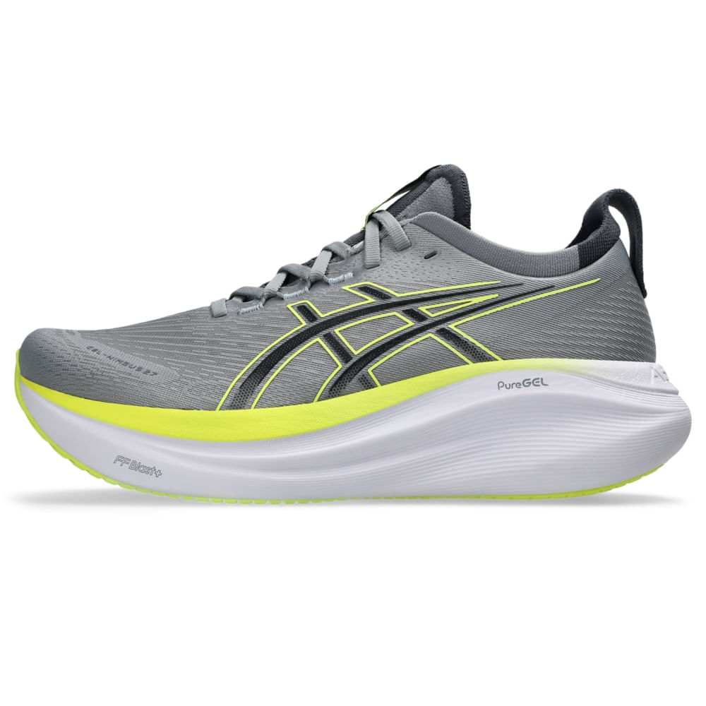 Tênis Asics Gel-nimbus 27 Masculino - Cinza | Verde