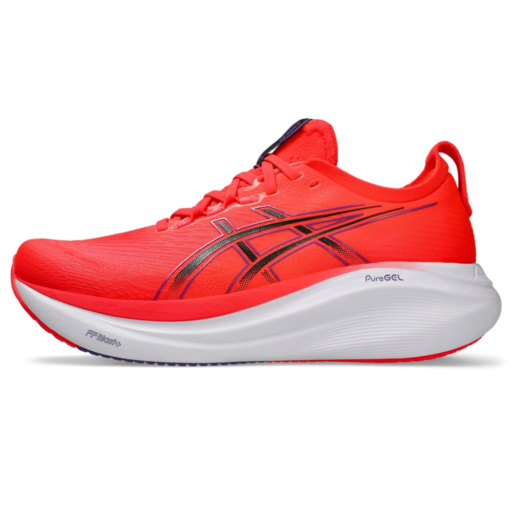 Tênis Asics Gel-nimbus 27 Masculino - Vermelho | Preto