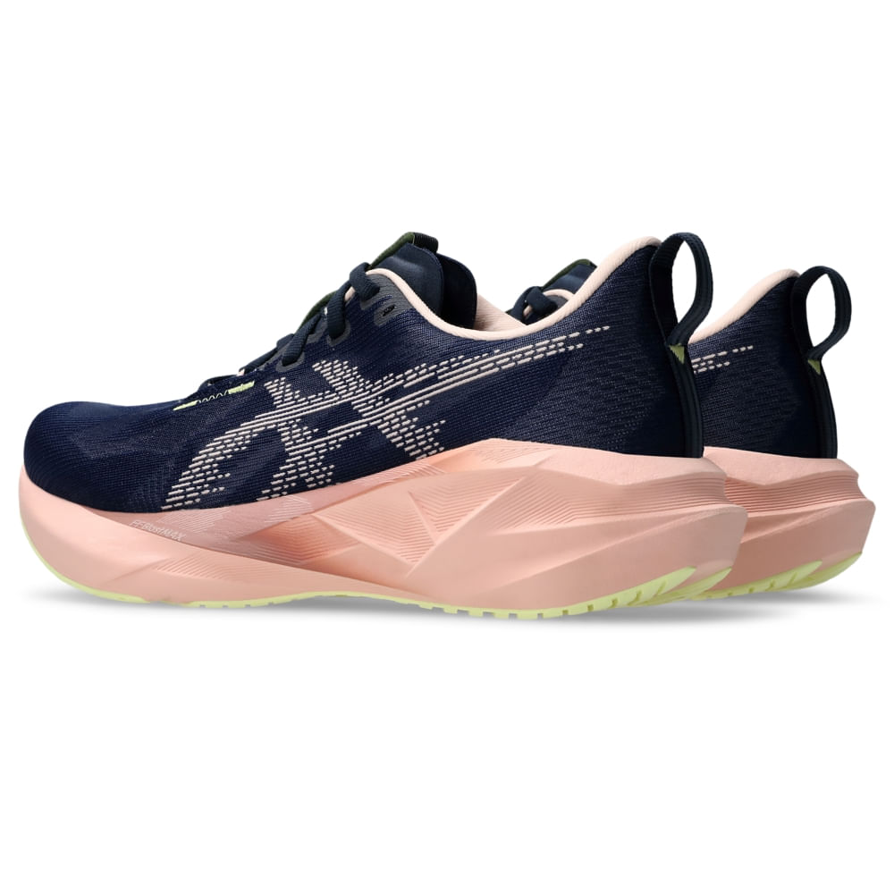 Tênis Asics Novablast 5 Feminino - Azul | Rosa