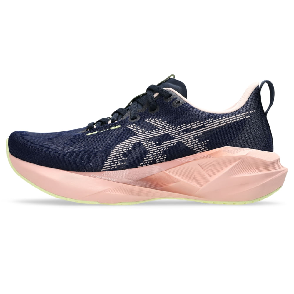 Tênis Asics Novablast 5 Feminino - Azul | Rosa