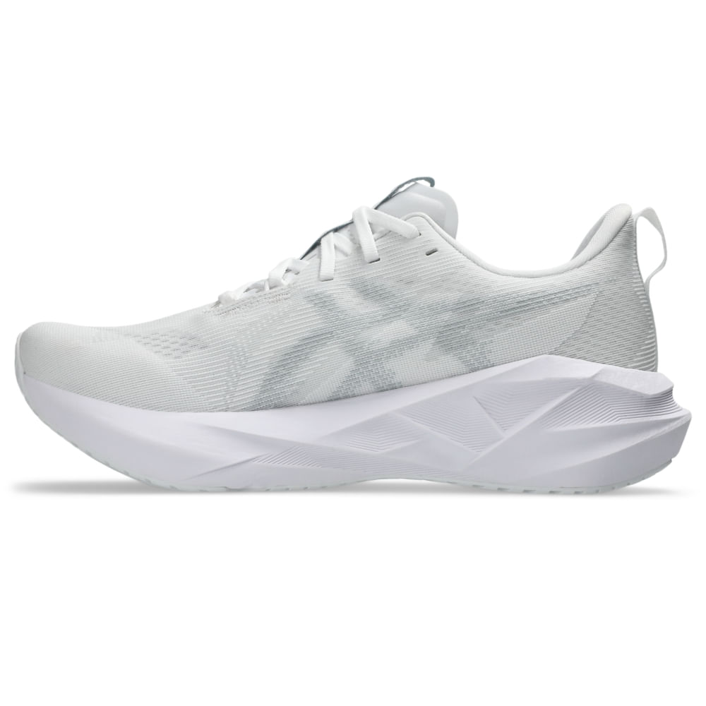 Tênis Asics Novablast 5 Masculino - Branco | Cinza