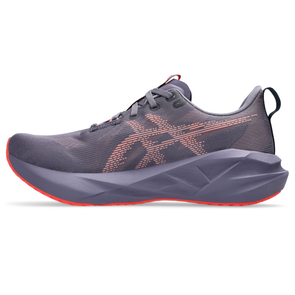 Tênis Asics Novablast 5 Masculino - CinzaEscuro | Rosa