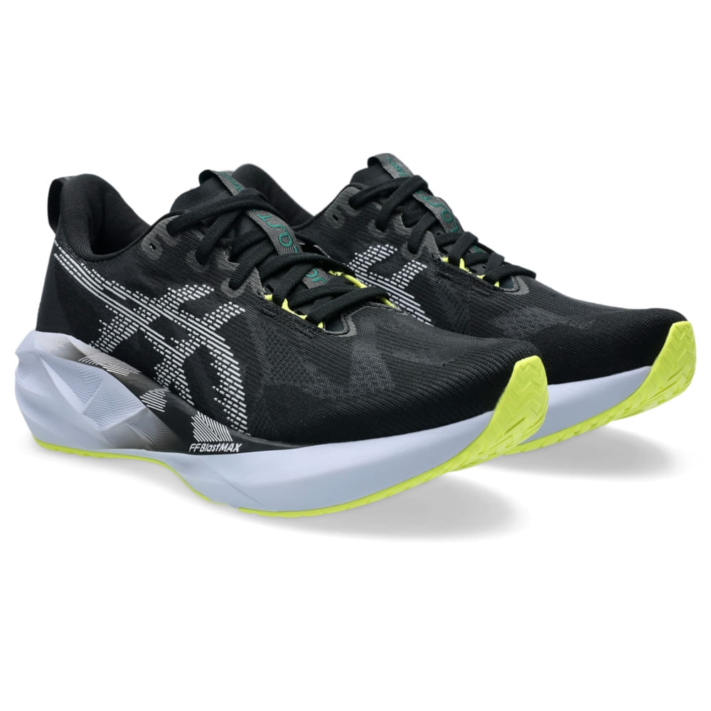 Tênis Asics Novablast 5 Masculino - Preto | Verde