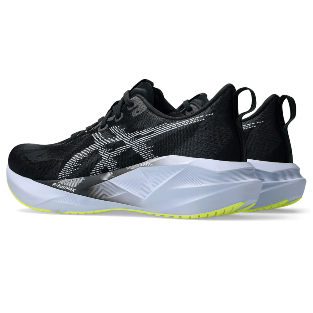 Tênis Asics Novablast 5 Masculino - Preto | Verde