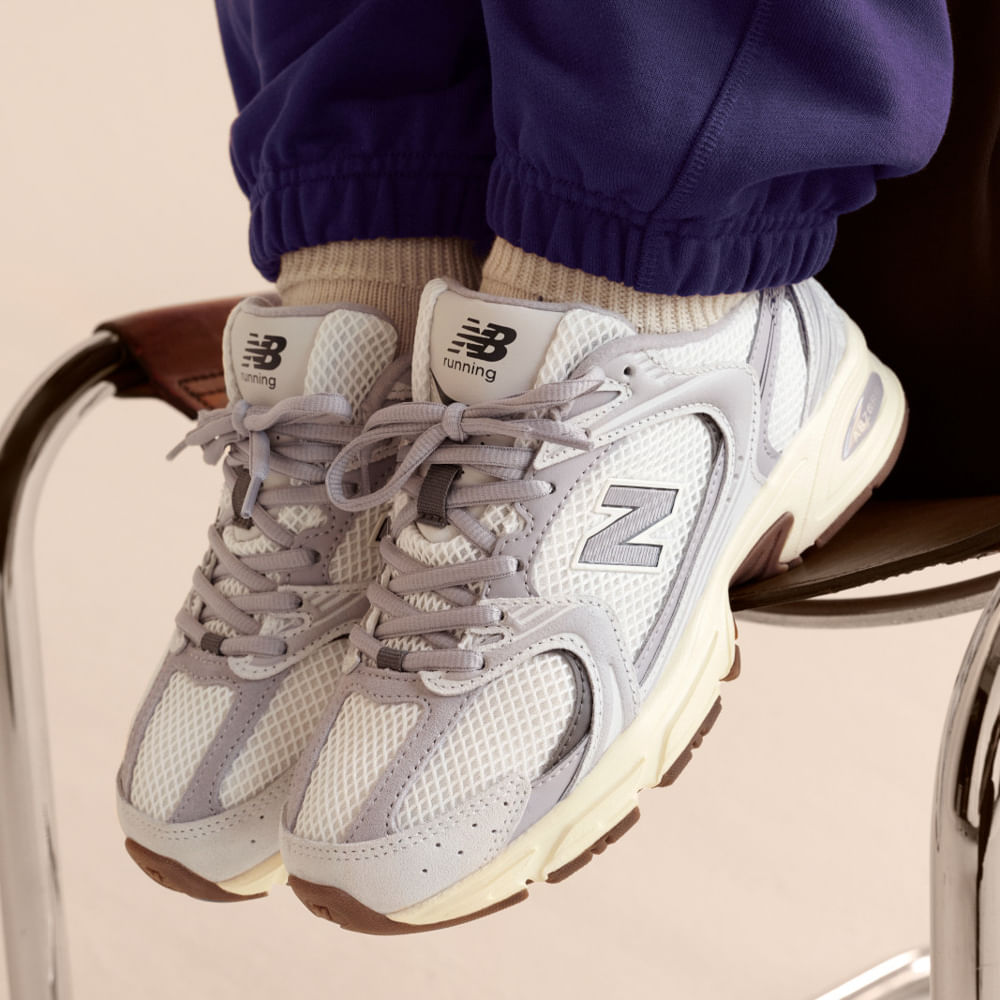 Tênis New Balance 530 Unisex Cinza Claro/Cinza