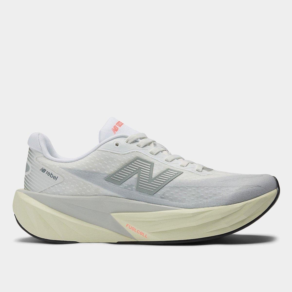 Tênis New Balance Fuelcell Rebel V5 Feminino - Cinza