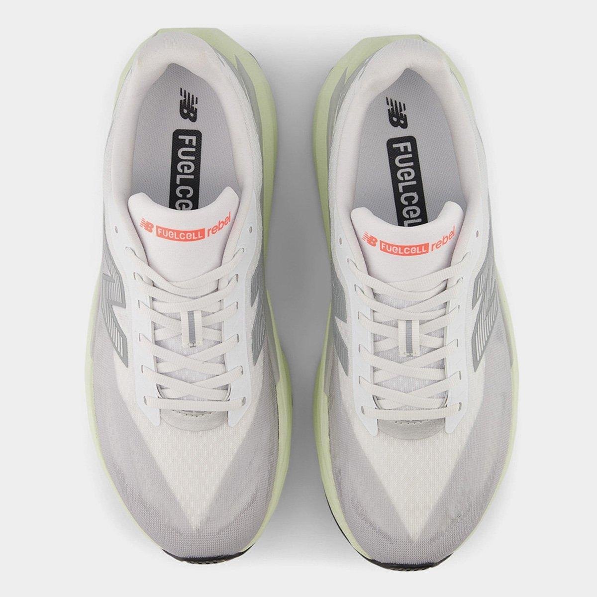 Tênis New Balance Fuelcell Rebel V5 Feminino - Cinza