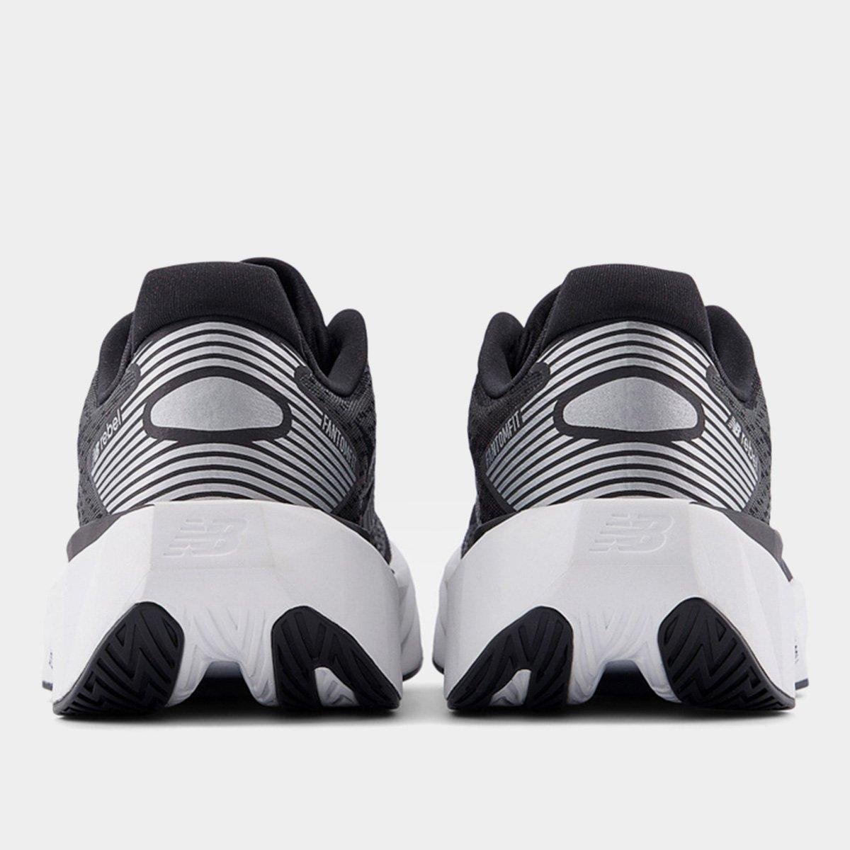 Tênis New Balance Fuelcell Rebel V5 Masculino - Preto+Branco