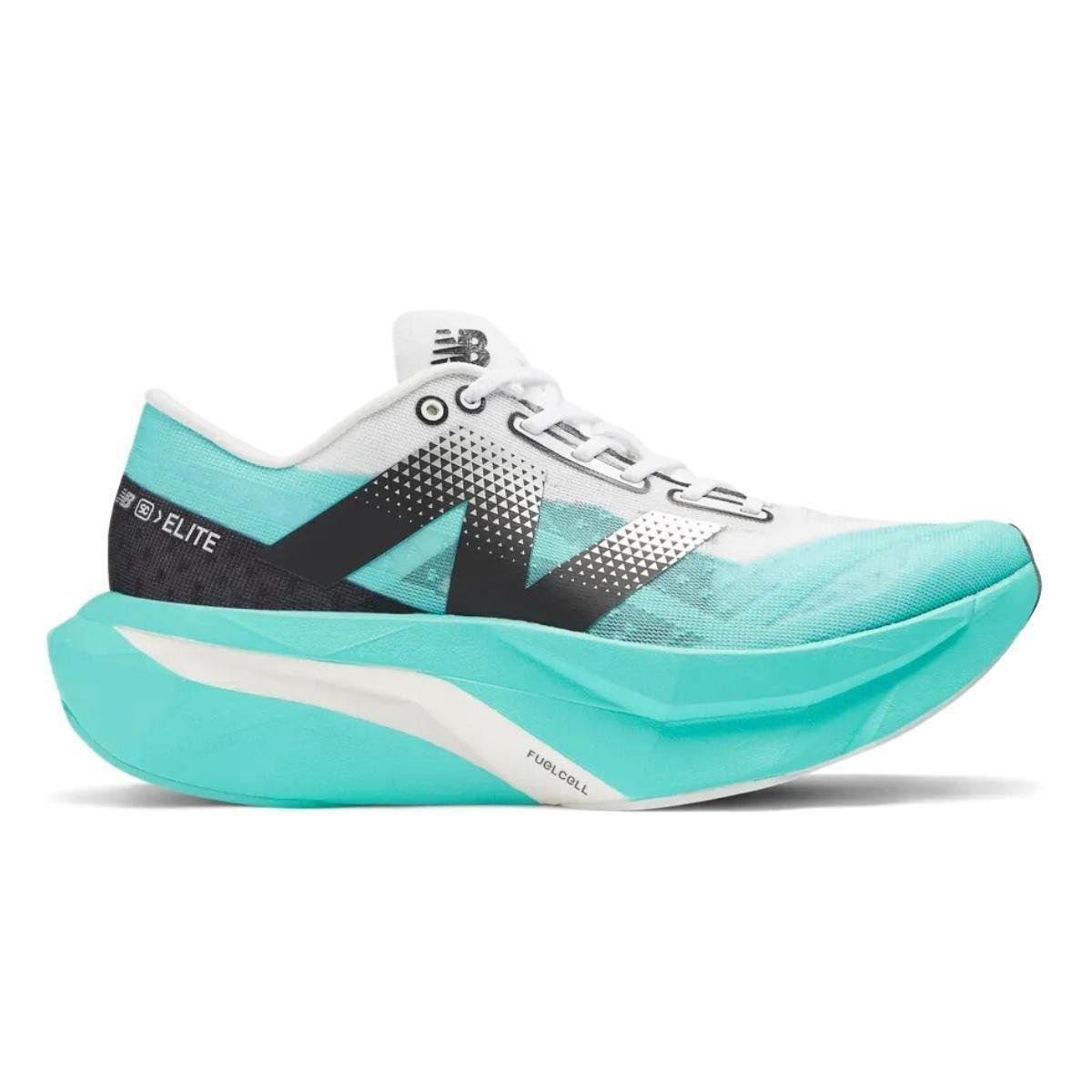 Tênis New Balance Fuelcell Supercomp Elite V4 Feminino - Azul Turquesa+Branco