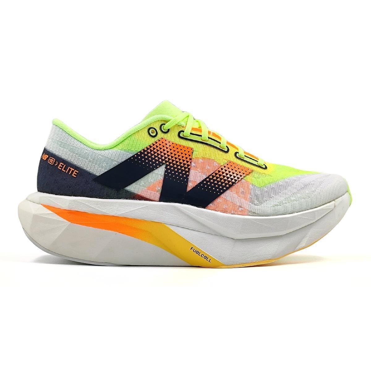 Tênis New Balance Fuelcell Supercomp Elite V4 Feminino - Branco+Verde Claro