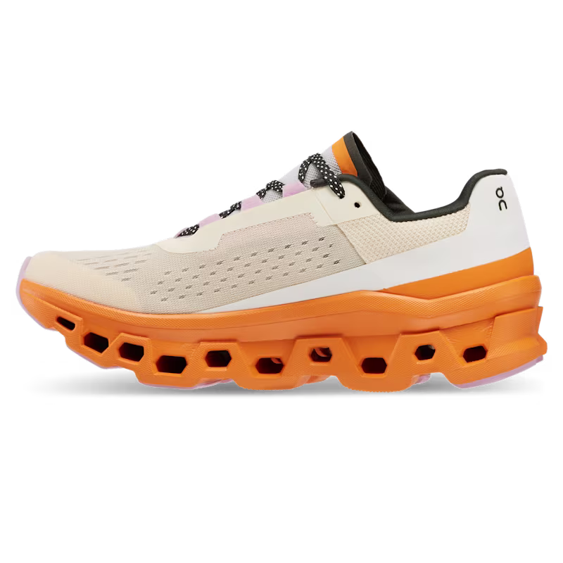 Tênis ON Cloudmonster Feminino - Fawn  |  Turmeric