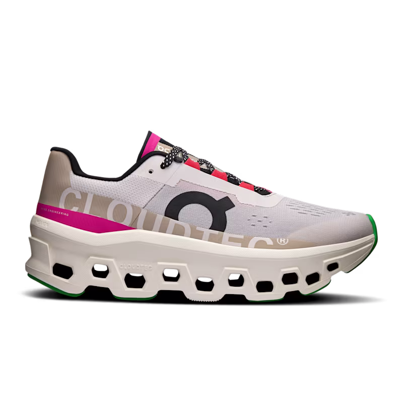 Tênis ON Cloudmonster Feminino - Silver  |  Ivory