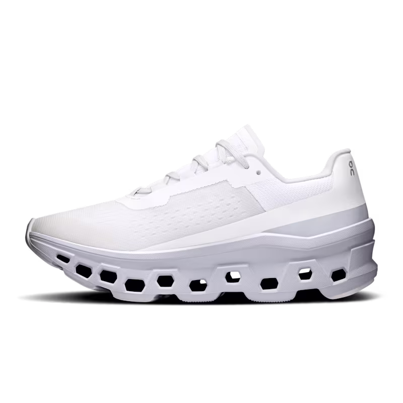 Tênis ON Cloudmonster Feminino - White  |  Glacier