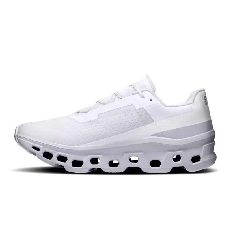 Tênis ON Cloudmonster Masculino - White  |  Glacier