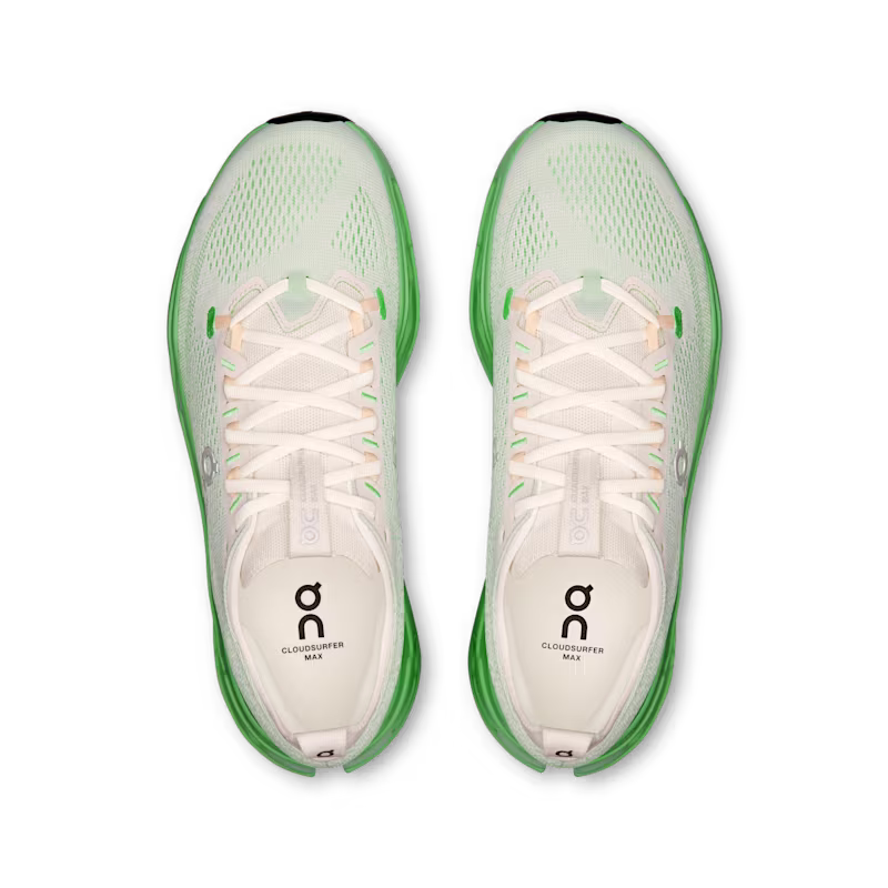 Tênis ON Cloudsurfer Max Masculino - Ivory  |  Honeydew