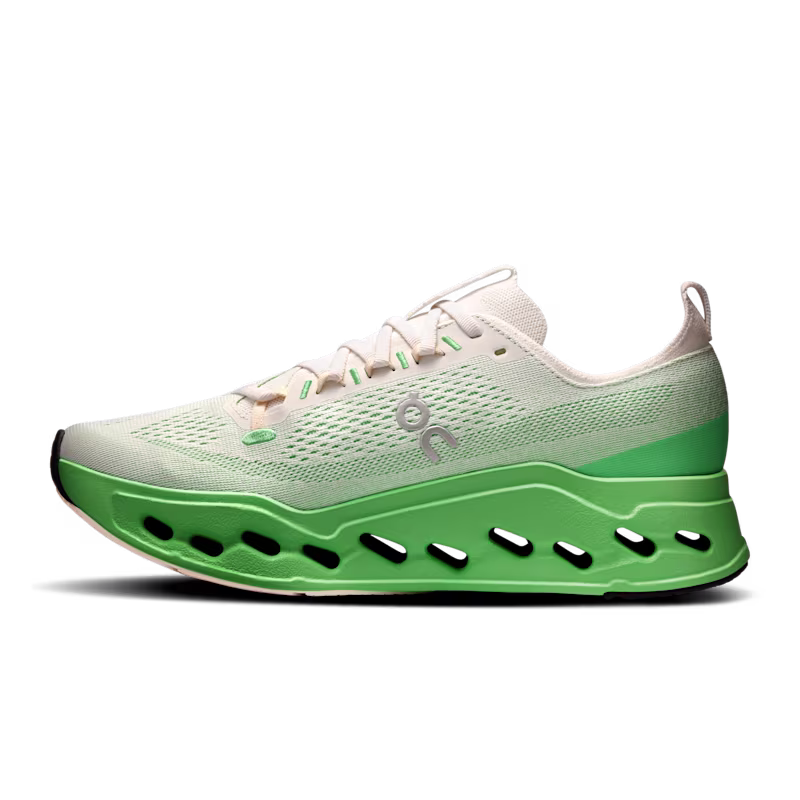 Tênis ON Cloudsurfer Max Masculino - Ivory  |  Honeydew